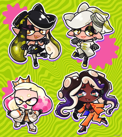 Splatoon 3 Stickers (2025)
