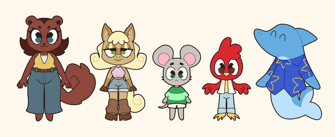 BG Characters 1 Love Overboard (2023) BG Characters 1 Love Overboard (2023)